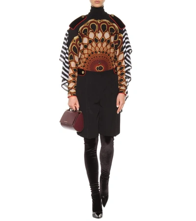 Shop Givenchy Printed Silk Blouse In Multicoloured