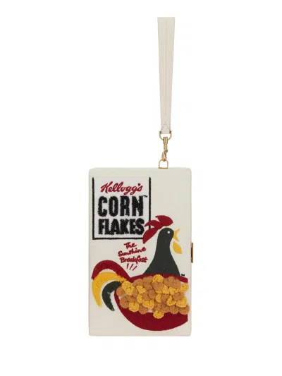 Anya Hindmarch Cornflakes Clutch Bag In Neutral