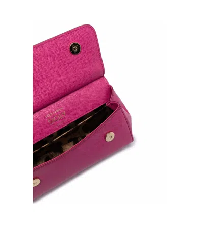 Dolce & Gabbana Dolce Sicily Sml Lthr Tote Bag