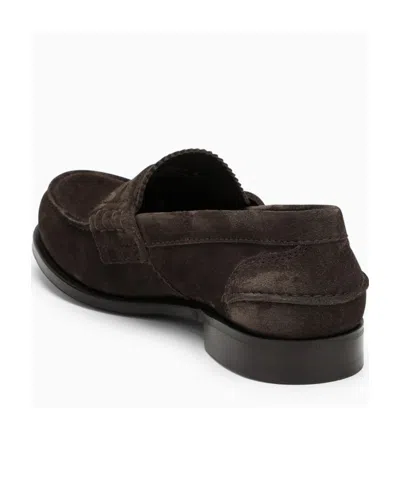 Church's Brown Pembrey Moccasin In Suede In Brown