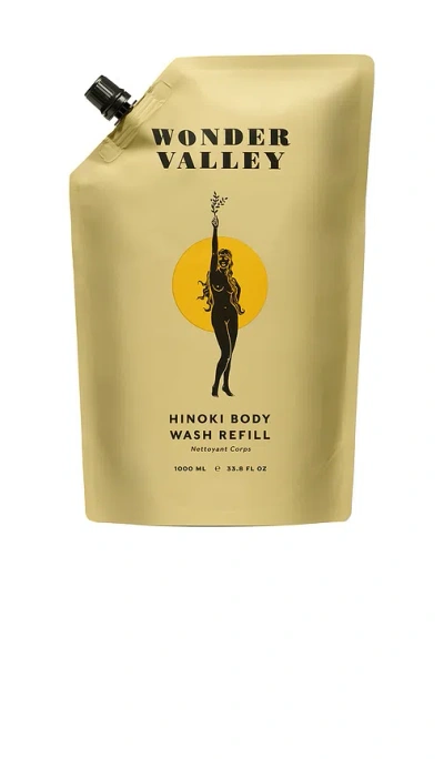 Wonder Valley Hinoki Body Wash Refill 1l In Transparent