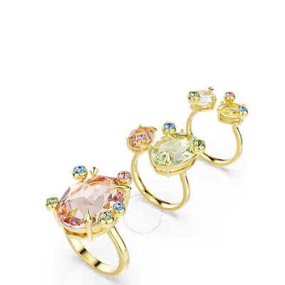 Swarovski Gema Set Of 3 Crystal Rings