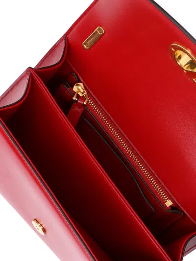 Valentino Garavani Garavani Vain Small Shoulder Bag In Shiny Calfskin Woman Rosso Valentino Uni