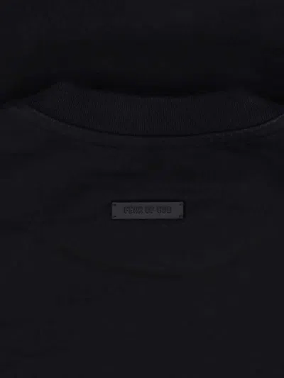 Fear Of God Relaxed Fit Long-sleeved Top In Black