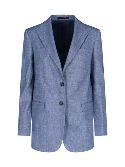 Tagliatore Tailored Jacket With Notched Lapel And Single Vent