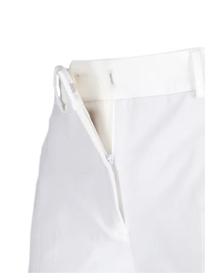 Incotex Straight Pants In White