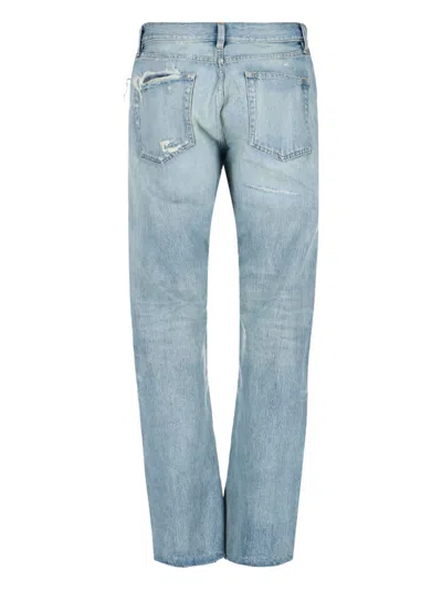 Fear Of God 5 Pocket Straight Leg In Blue