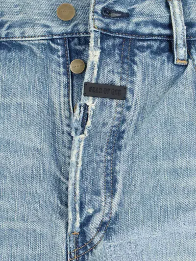 Fear Of God 5 Pocket Straight Leg In Blue