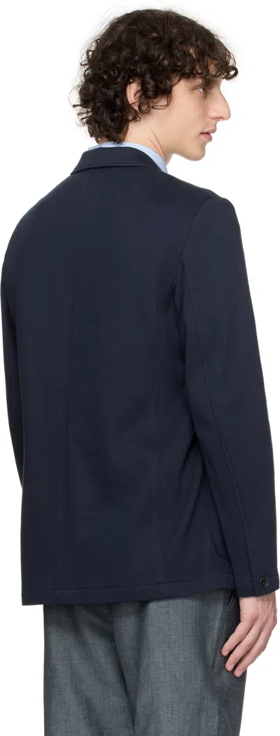Rag & Bone Butler Patch Pocket Blazer Navy