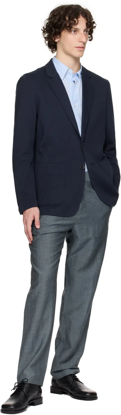 Rag & Bone Butler Patch Pocket Blazer Navy