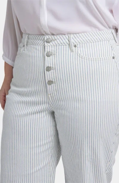 Nydj Plus Size Wide Leg Ankle Jeans In White
