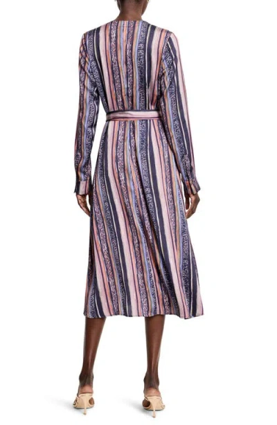 Nic + Zoe Nic+zoe Loren Animal Stripe Midi Dress