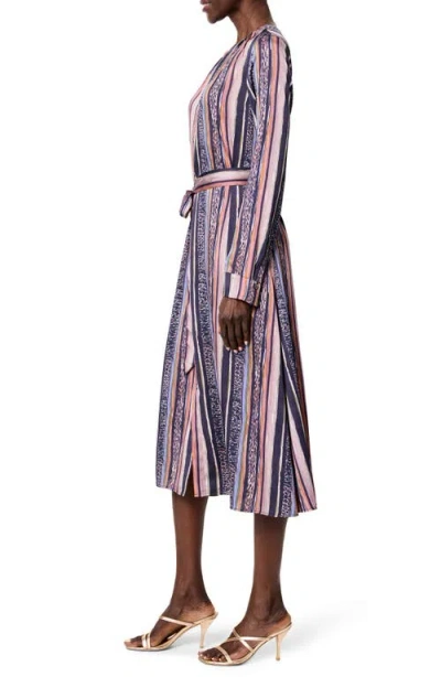 Nic + Zoe Nic+zoe Loren Animal Stripe Midi Dress