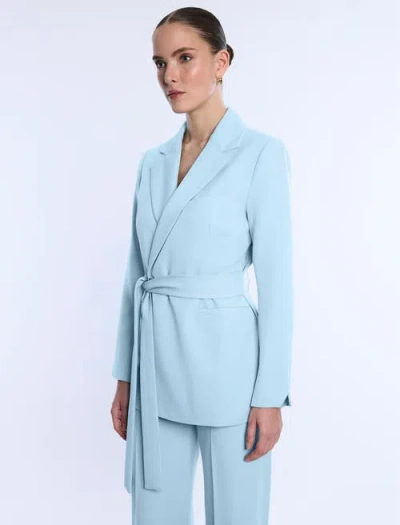 Bcbg Belted Tailored Jacket In Blue