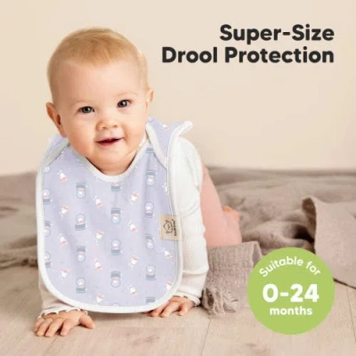 Keababies 8-pack Hallo Drool Bibs In Multi