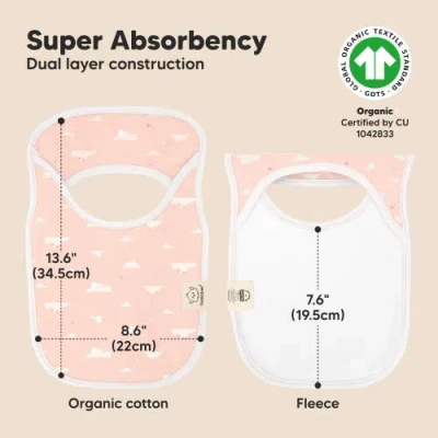 Keababies 8-pack Hallo Drool Bibs In Multi