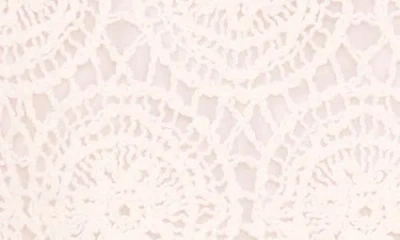 1.state Womens Crochet Open Weave Tank Top Midi Skirt In White