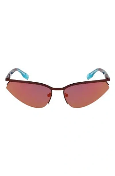 Karl Lagerfeld 61mm Modified Rectangular Sunglasses
