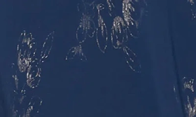 Sl Fashions Petite Round-neck Sheath Dress In Blue