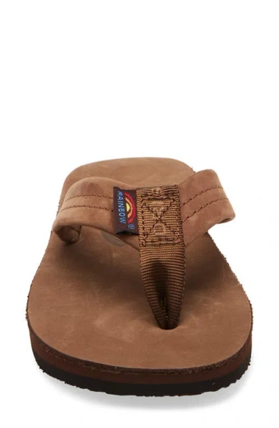 Rainbow® Rainbow Wide Strap Flip Flop In Brown