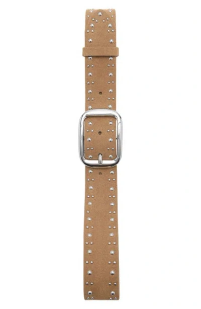 Mango Stud Suede Belt