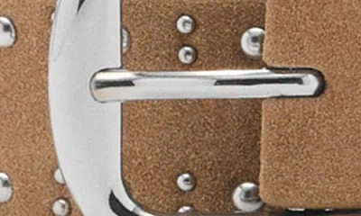 Mango Stud Suede Belt