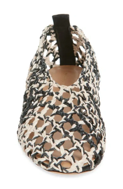 Mansur Gavriel Open Weave Ballet Flat In Multi