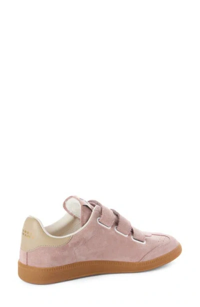 Isabel Marant Beth Bicolor Mixed Leather Sneakers In Multi