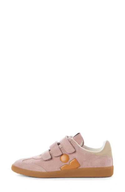 Isabel Marant Beth Bicolor Mixed Leather Sneakers In Multi