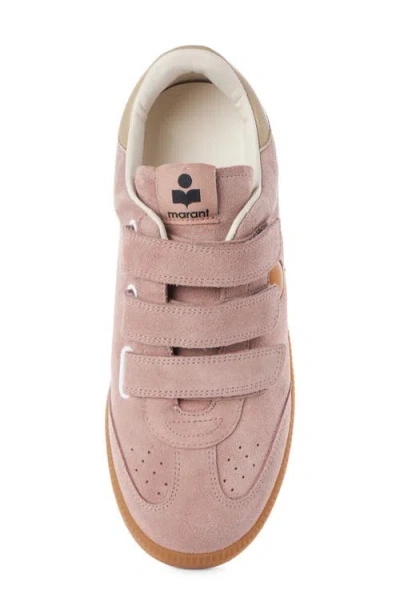 Isabel Marant Beth Bicolor Mixed Leather Sneakers In Multi