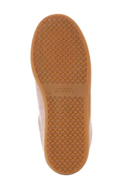 Isabel Marant Beth Bicolor Mixed Leather Sneakers In Multi