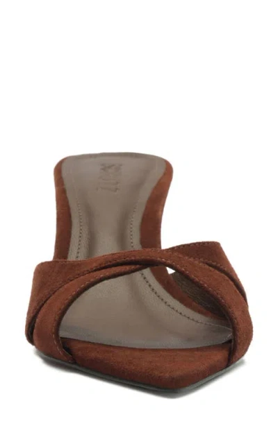 Schutz Women's Hilda Leaf Pointy Toe Mule Sandals