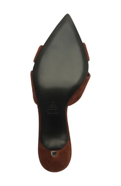 Schutz Women's Hilda Leaf Pointy Toe Mule Sandals