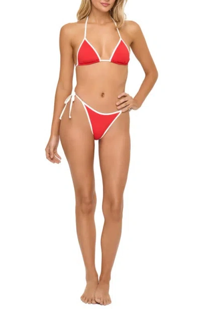 L*space Aspen Bikini Top In Flame Cream