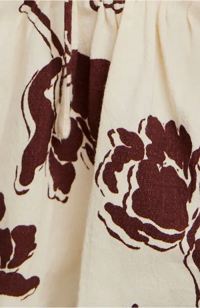 Free People Susie Printed Top In Bittersweet Combo