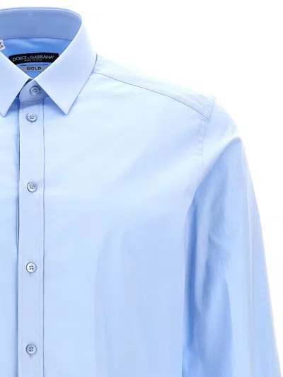 Dolce & Gabbana Long-sleeved Stretch Cotton Shirt