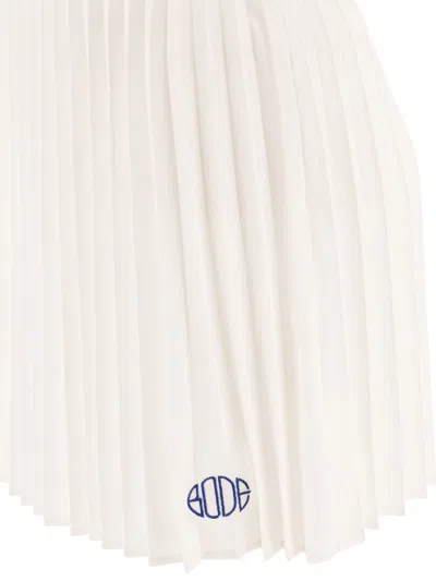 Bode Pleated Lightweight Skirt