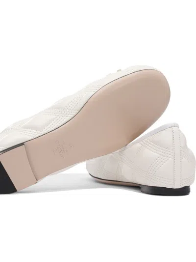 Valentino Nappa Leather Ballerinas Scarpe Basse White In White