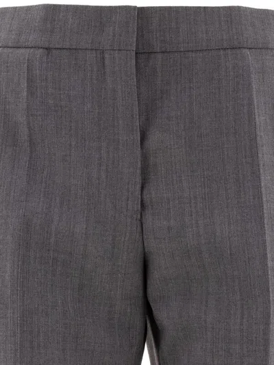 Jil Sander Tailored With Centre-back Slit Trousers Grey