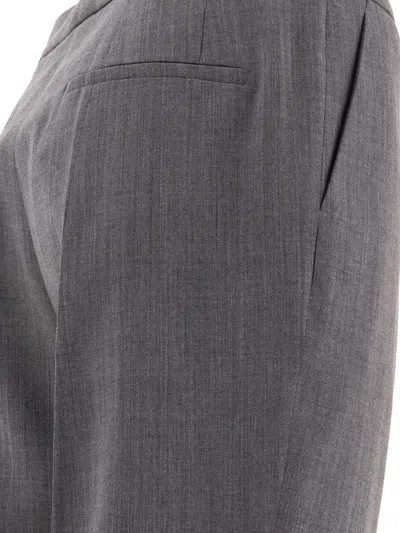 Jil Sander Tailored With Centre-back Slit Trousers Grey