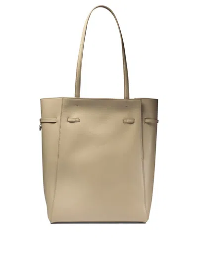 Givenchy Medium Voyou Shoulder Bags Beige In Neutral