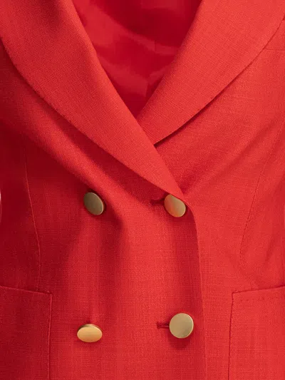Tagliatore J-coral Double-breasted Blazer In Viscose