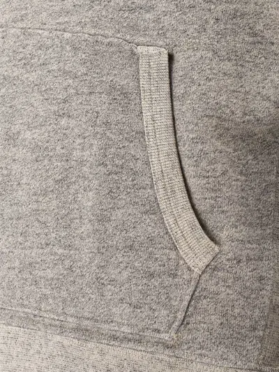 Rrl Hooded Sweatshirt With Drawstring And Kangaroo Pocket In Gray
