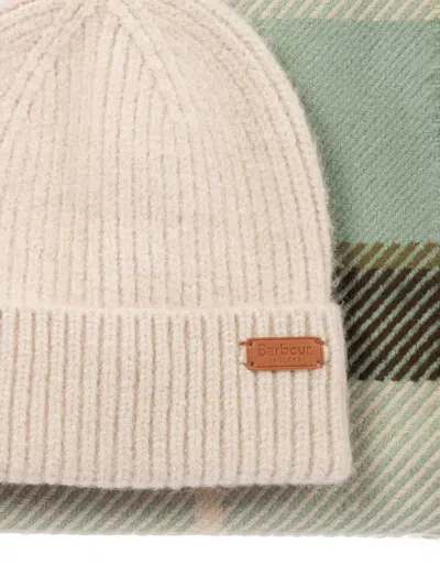 Barbour "pendle" Beanie & Scarf Set