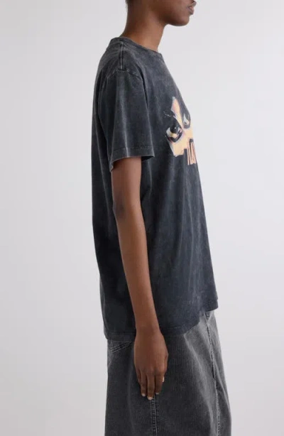 Isabel Marant Étoile Isabel Marant Etoile Slate Cotton Zoeline T-shit In Black