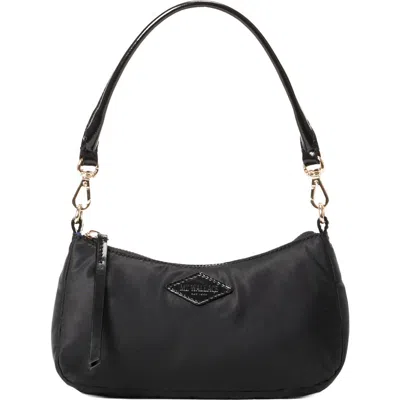 Mz Wallace Mini Chelsea Nylon Shoulder Bag In Black