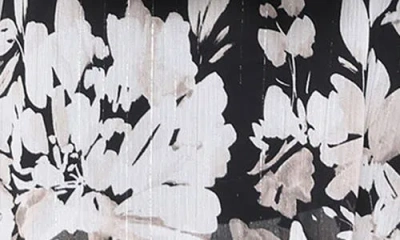 Sl Fashions Floral Tiered Midi Dress In Multi