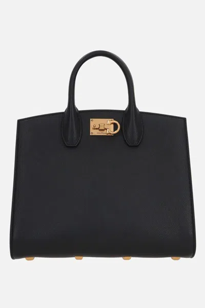 Ferragamo Studio Box Mini Leather Top-handle Bag