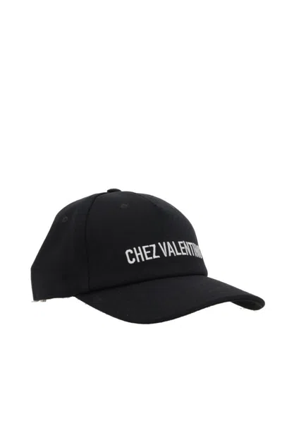 Valentino Cotton Baseball Cap With Embroidery
