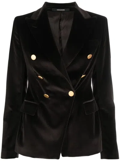 Tagliatore Jalicya Velvet Double-breasted Blazer